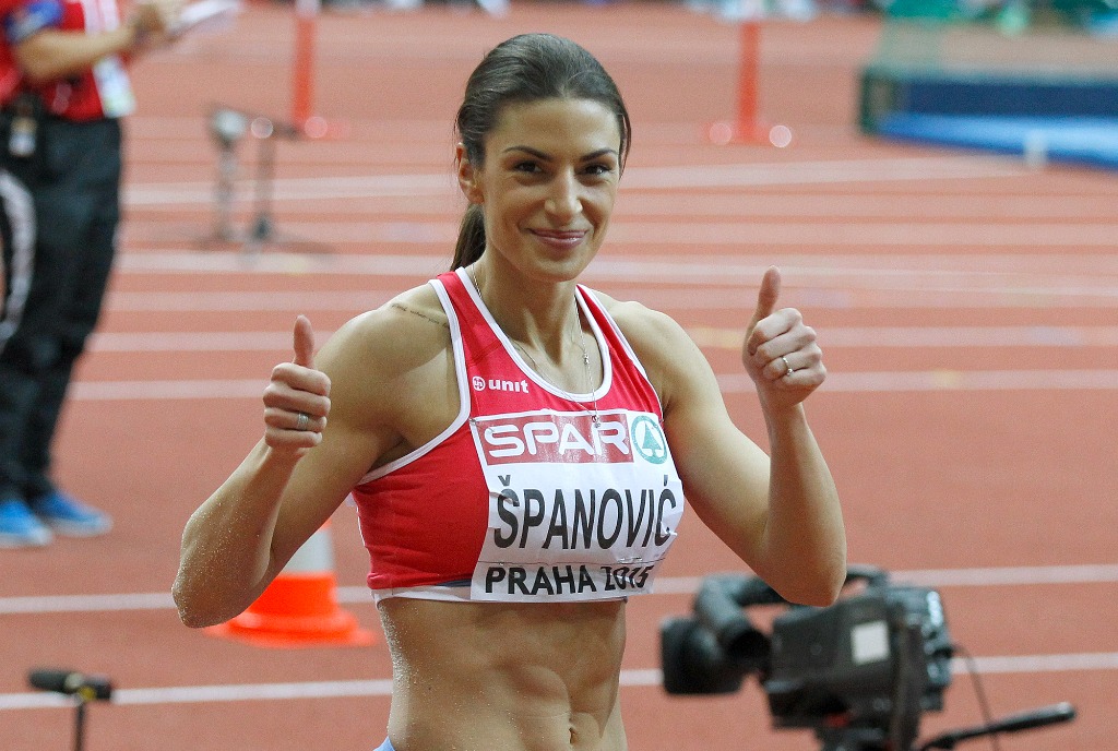 Ivana Španović sa medaljama